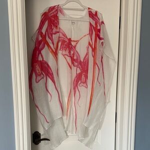 rag & bone Red and Orange Swim Coverup